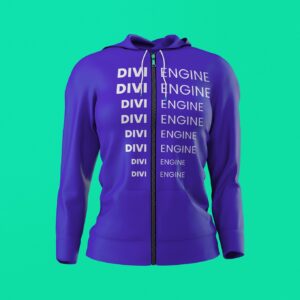 Hoodie-Women-2.jpg Purple Divi Engine Text Zipper Hoodie